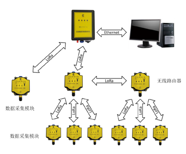 WH无线网络传输数据采集系统（HART无线模块、LORA无线模块）