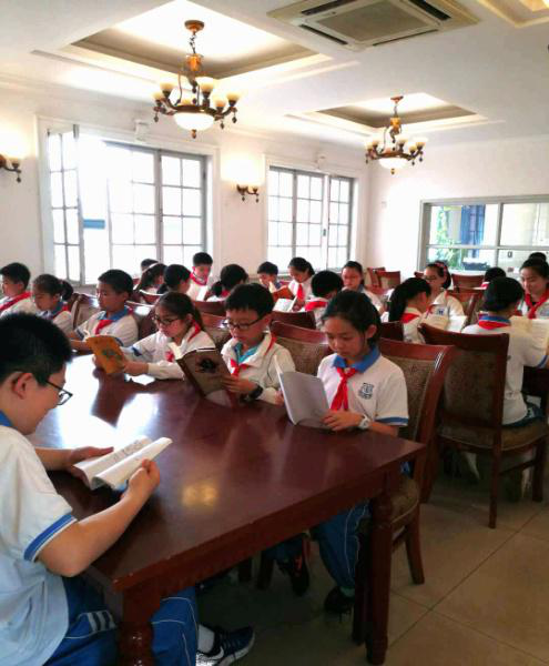 讓閱讀浸潤心靈，讓書香充滿校園——天津市實驗小學圖書館