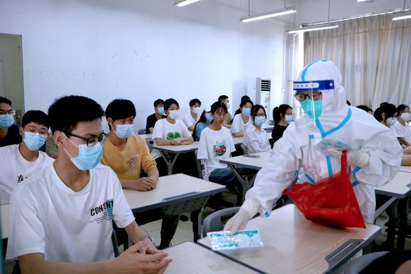 河源職業技術學院開展疫情防控應急處理演練