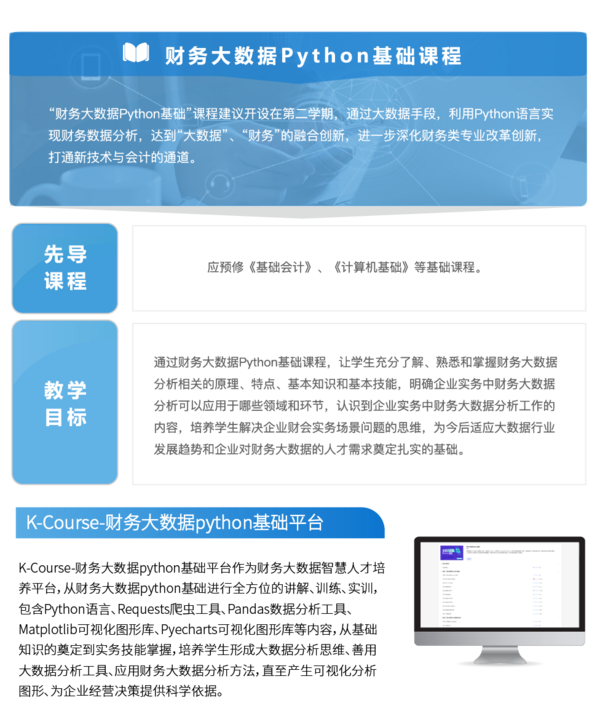 廈門科云： 融匯“科”與“教”，育財務大數據新人才！