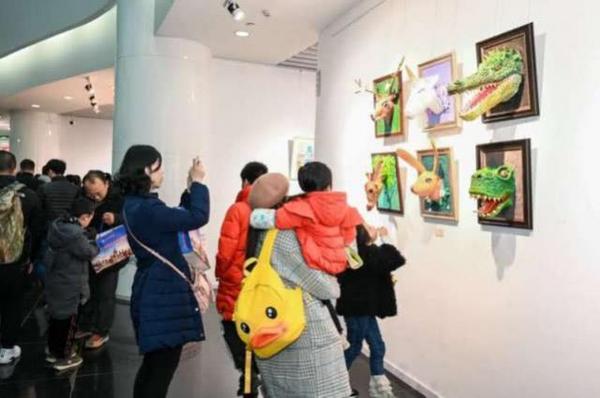 《湖北省少兒書畫大展》在琴臺美術館閉幕