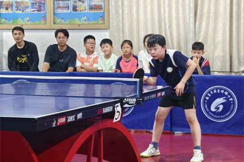 南京市雨花台区举办2024年青少年乒乓球比赛