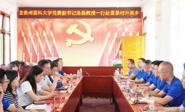 貴州醫科大學黨委副書記湯磊率隊赴三穗縣開展助力鄉村振興工作