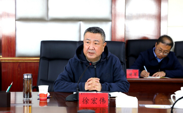 蘭州石化職業技術大學黨委書記徐宏偉調研新區校區工作