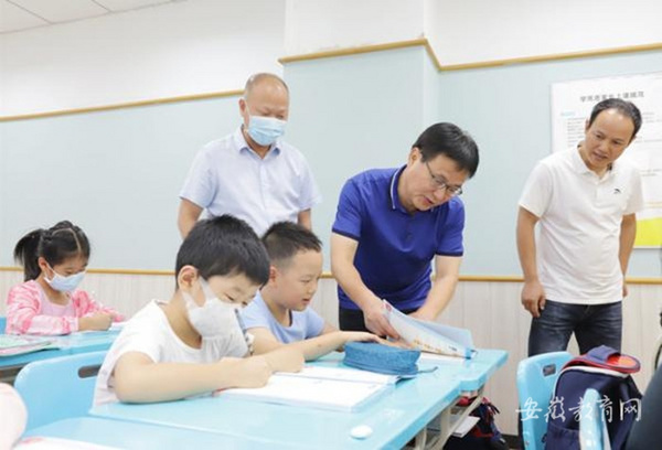 合肥市教育局大調研深入培訓機構調研