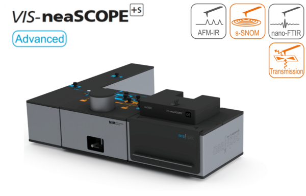 全新一代纳米光谱与成像系统-neaSCOPE，在可见、红外和太赫兹光谱范围实现10 nm高分辨光谱和成像！