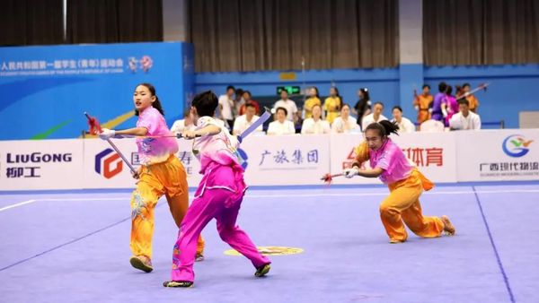 內蒙古自治區代表團奪得兩銀一銅 學青會校園組武術套路、啦啦操項目完賽