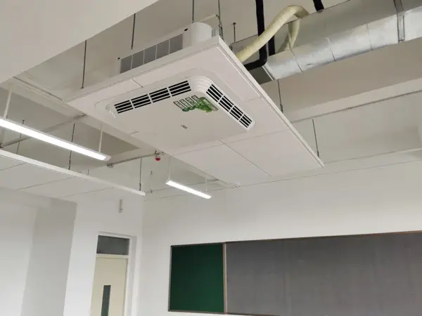 新建校如何快速投入使用，空气环境机提供空调新风消毒净化一体解决方案