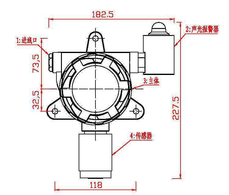 固定式一氧化二氮变送器/笑气检测仪