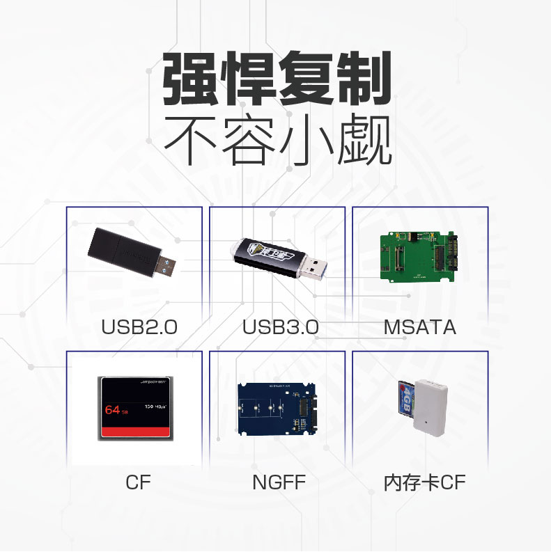 佑華拷貝機品牌  一拖二 閃存卡/USB/CF卡拷貝機 讀卡器支持SD TF CF卡復制 拷貝系統  UB-J3008